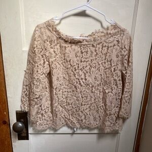 Joie Lace Blouse - Cream